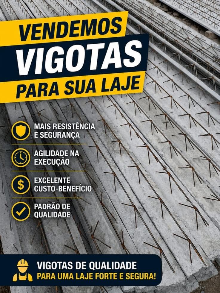 Vigotas para laje